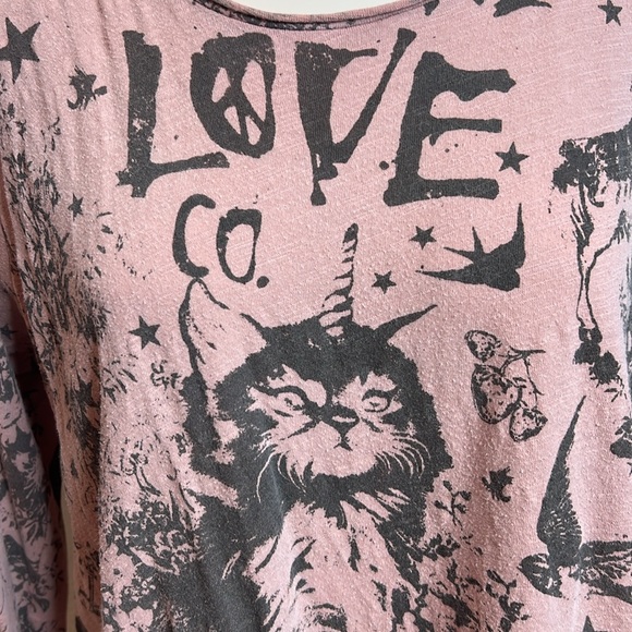Magnolia Pearl “Love Cat / Unicat Dylan” Long Sleeve – Rare Find - Picture 6 of 14